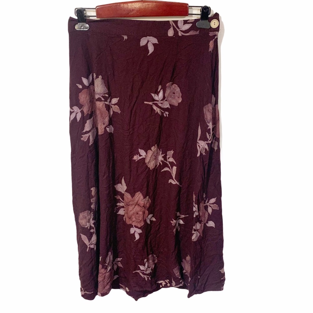 Lane Bryant Designs Plus Size 14/16 Floral Maxi Skirt‎